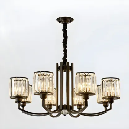 Modern Crystal Chandelier Elegant for Dining Room Image - 15