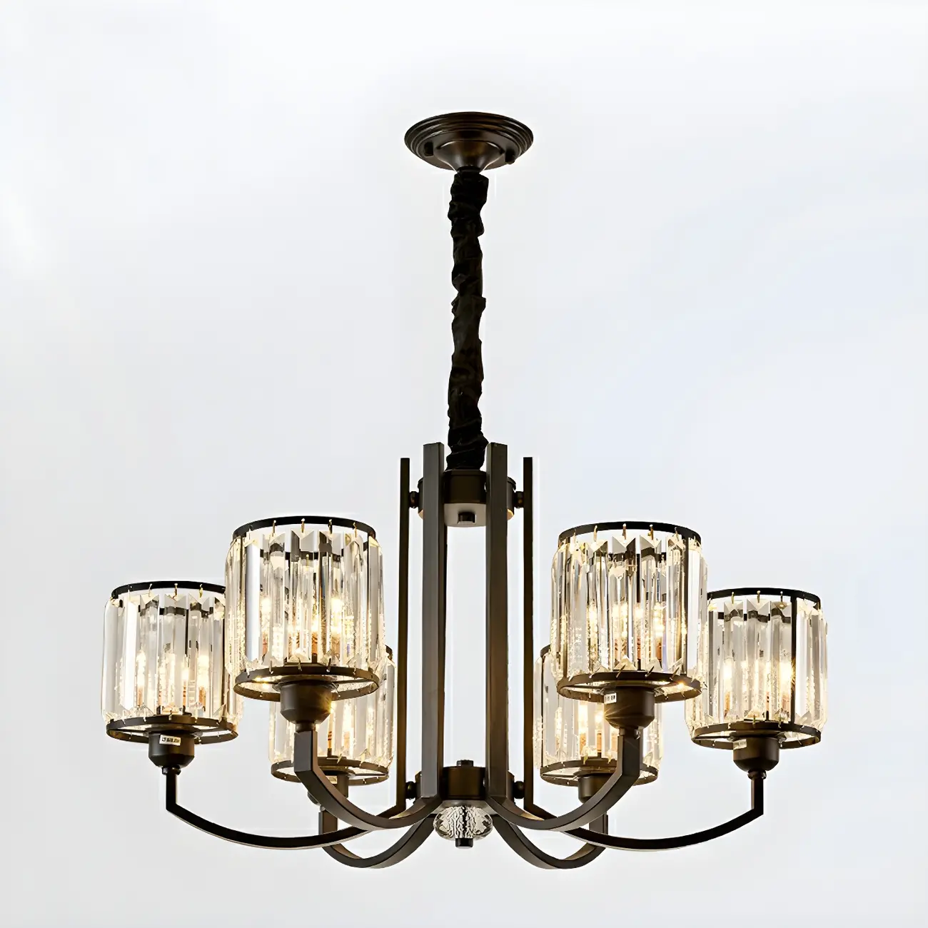 Modern Crystal Chandelier Elegant for Dining Room Image - 16 | homeyfad