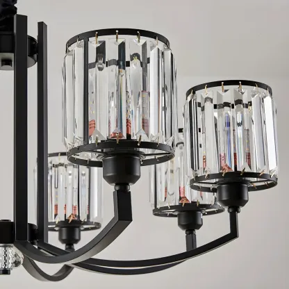 Modern Crystal Chandelier Elegant for Dining Room Image - 9