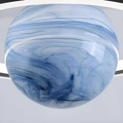 Modern Planet Shape LED Chandelier for Kids Room Image - 9