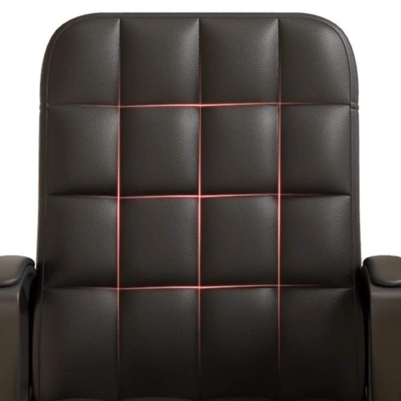 Modern Black Faux Leather Adjustable Swivel Office Chair Image - 11 | homeyfad