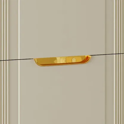 Slim White Drop-Front Shoe Cabinet for Entryway Image - 12