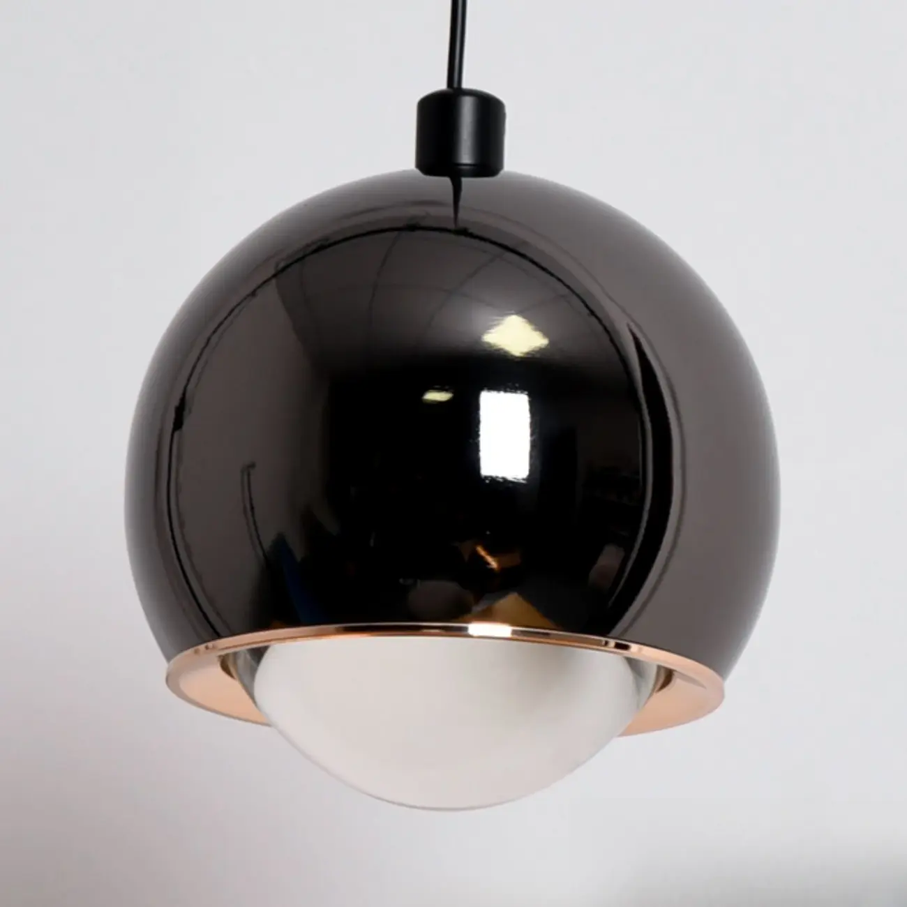 Liftable Globe Metal Pendant Light Fixture for Living Room  Image - 14 | homeyfad