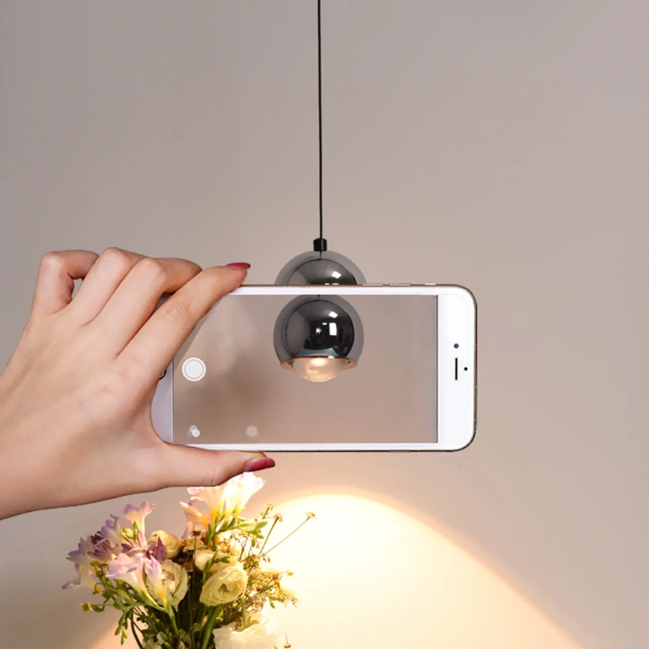 Liftable Globe Metal Pendant Light Fixture for Living Room  Image - 21 | homeyfad