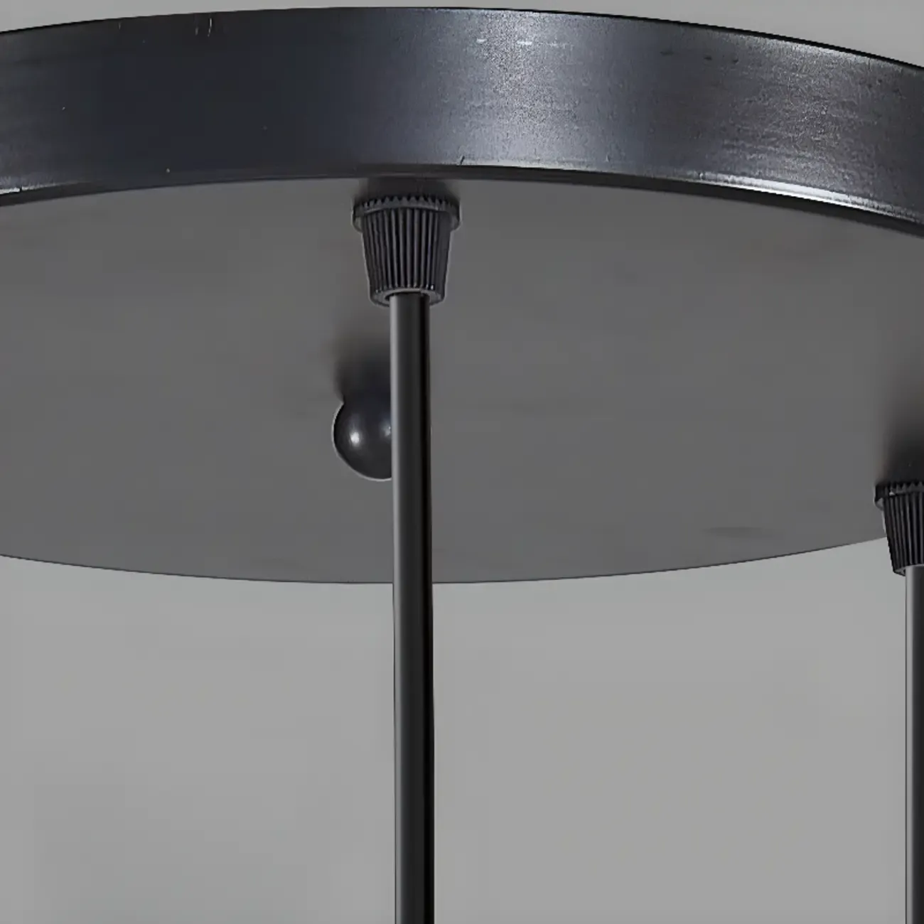 Modern Ferruginous 3-Light Metal Geometric Kitchen Pendant Image - 11