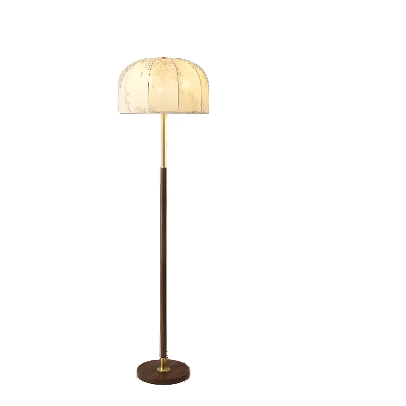 Traditional LED Dome Floor Lamp with Pull Chain for Living Room  Image - 6 | homeyfad