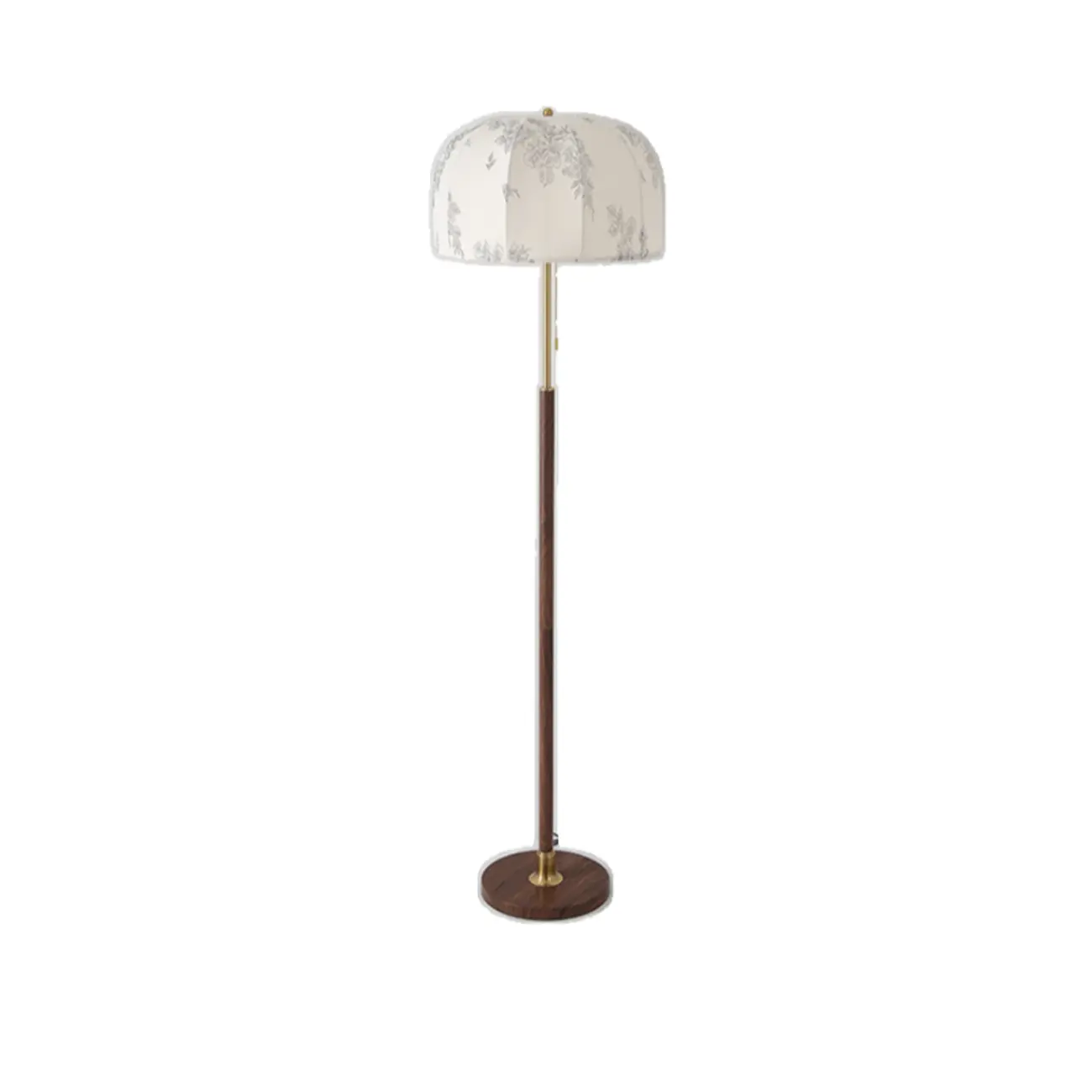 Traditional LED Dome Floor Lamp with Pull Chain for Living Room  Image - 7 | homeyfad