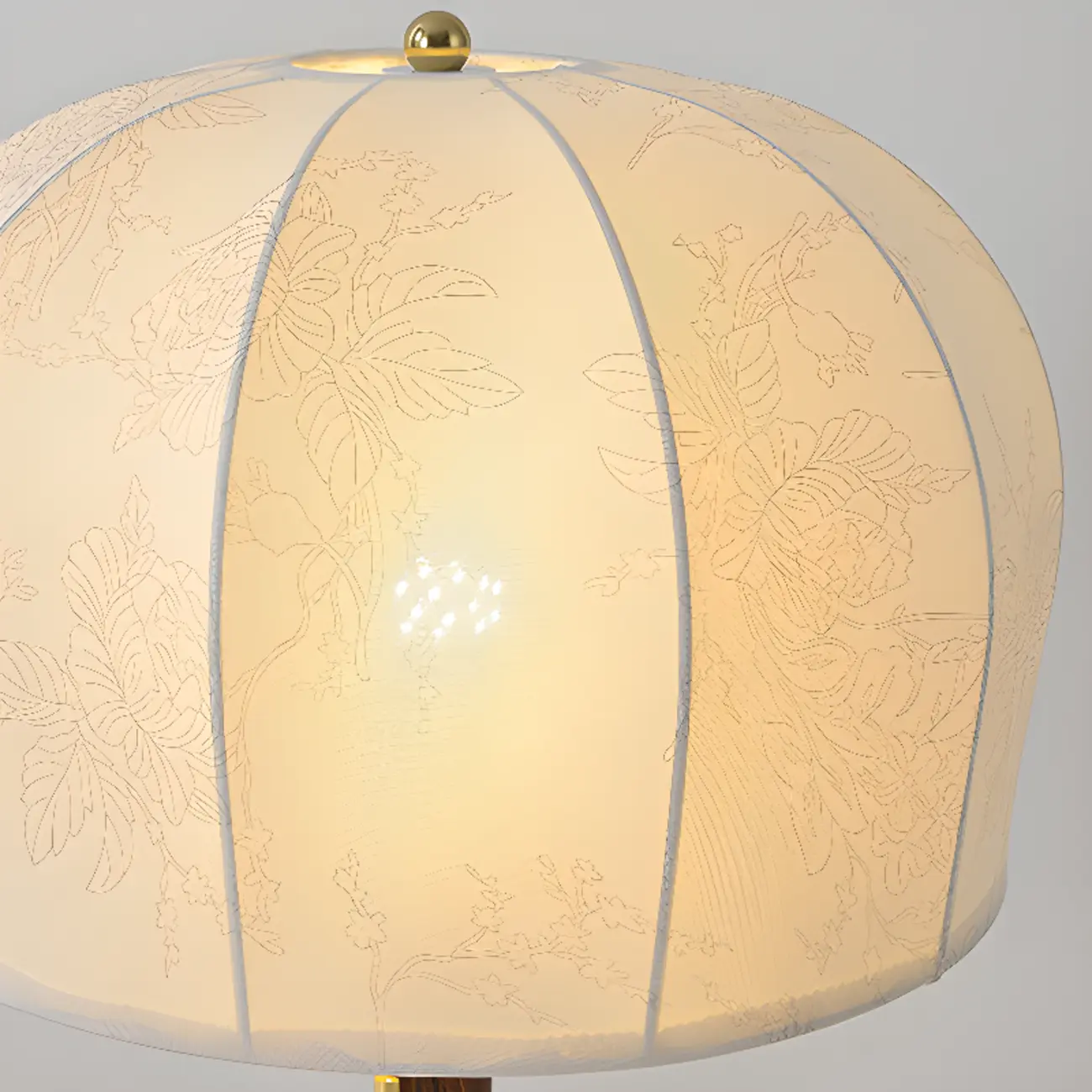 Traditional LED Dome Floor Lamp with Pull Chain for Living Room  Image - 8 | homeyfad