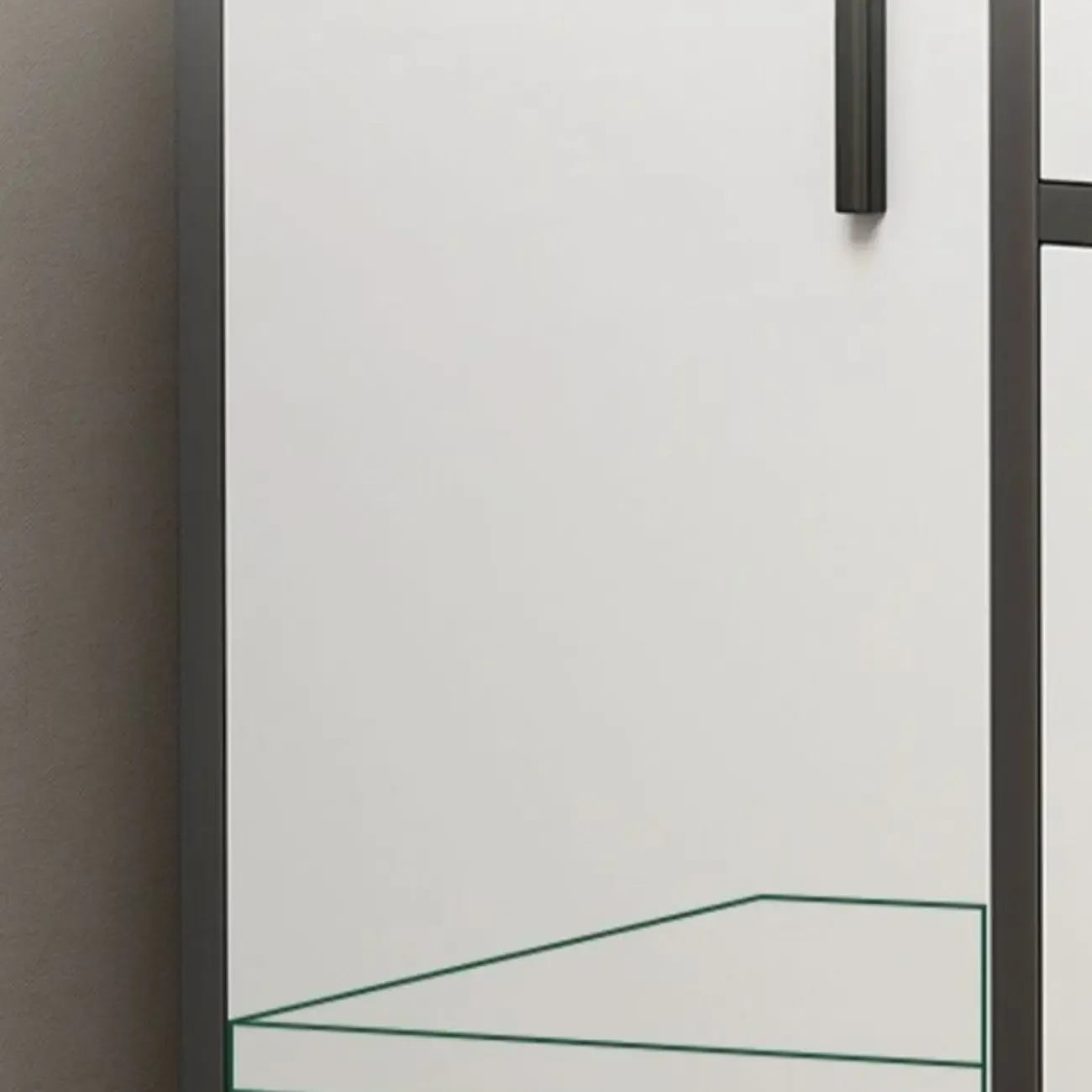 Large Wood Shoe Storage Grey for Entryway Image - 14