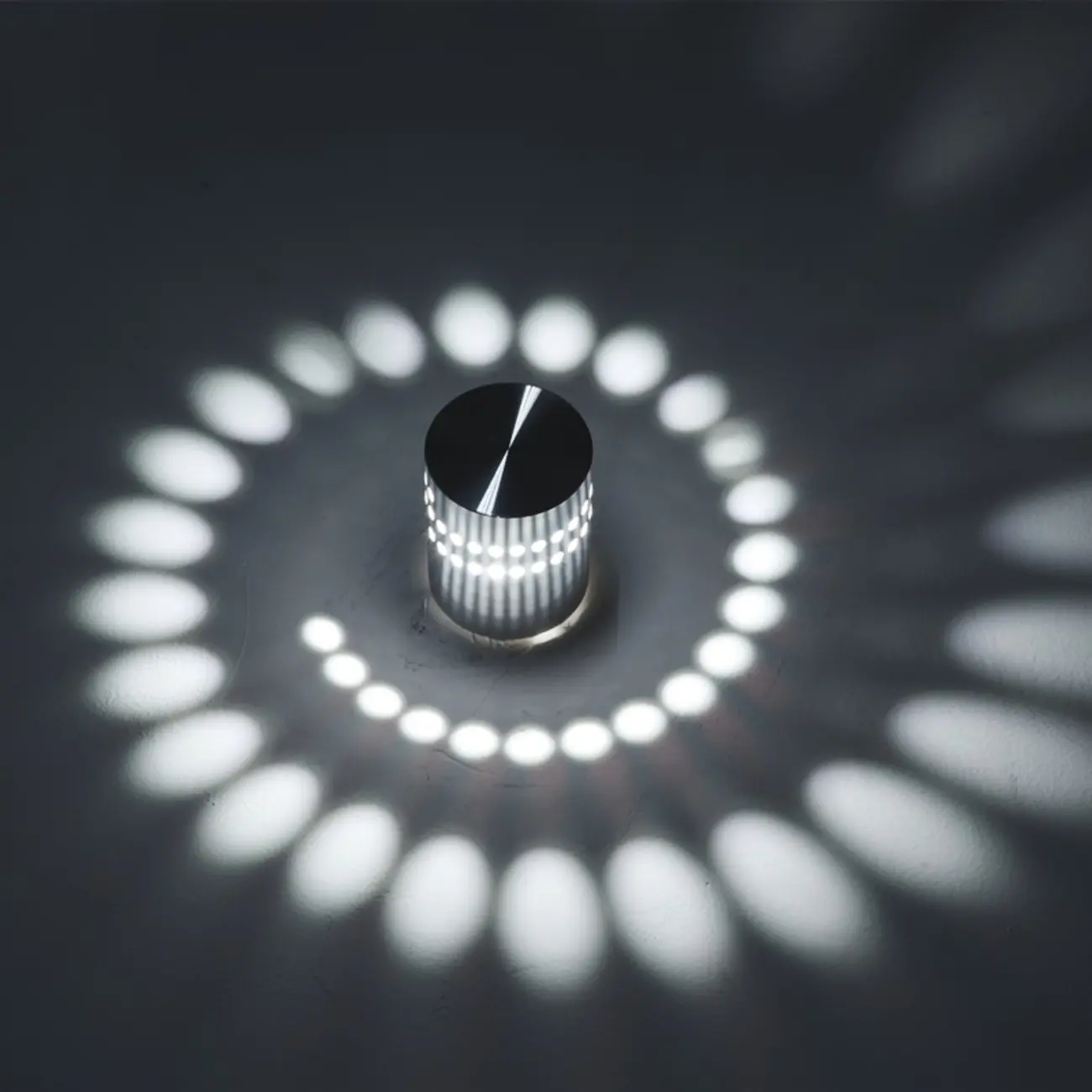 Triangular Modern Silver LED Wall Sconce for Indoor Decor | homeyfad