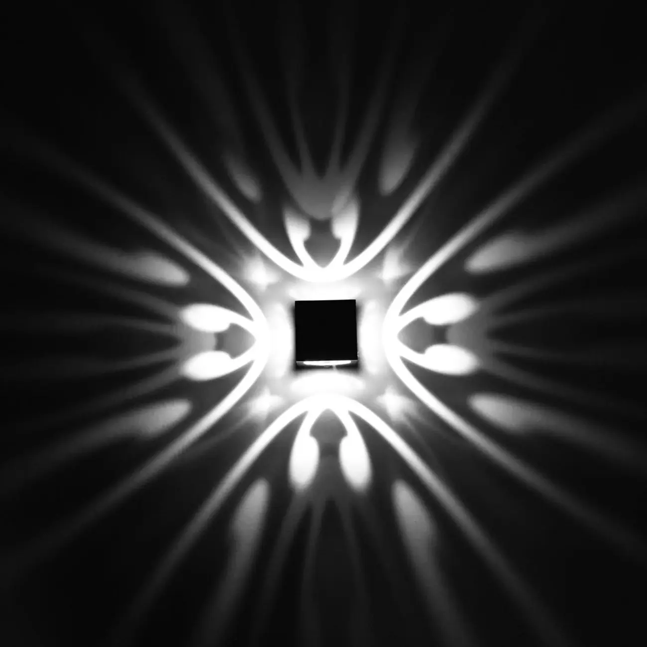 Triangular Modern Silver LED Wall Sconce for Indoor Decor | homeyfad