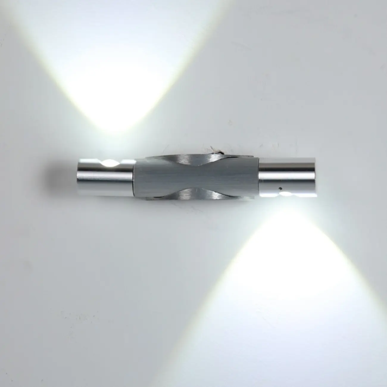 Triangular Modern Silver LED Wall Sconce for Indoor Decor | homeyfad