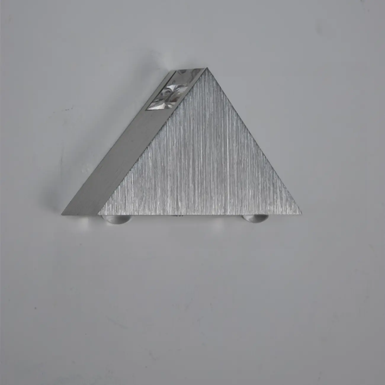 Triangular Modern Silver LED Wall Sconce for Indoor Decor | homeyfad