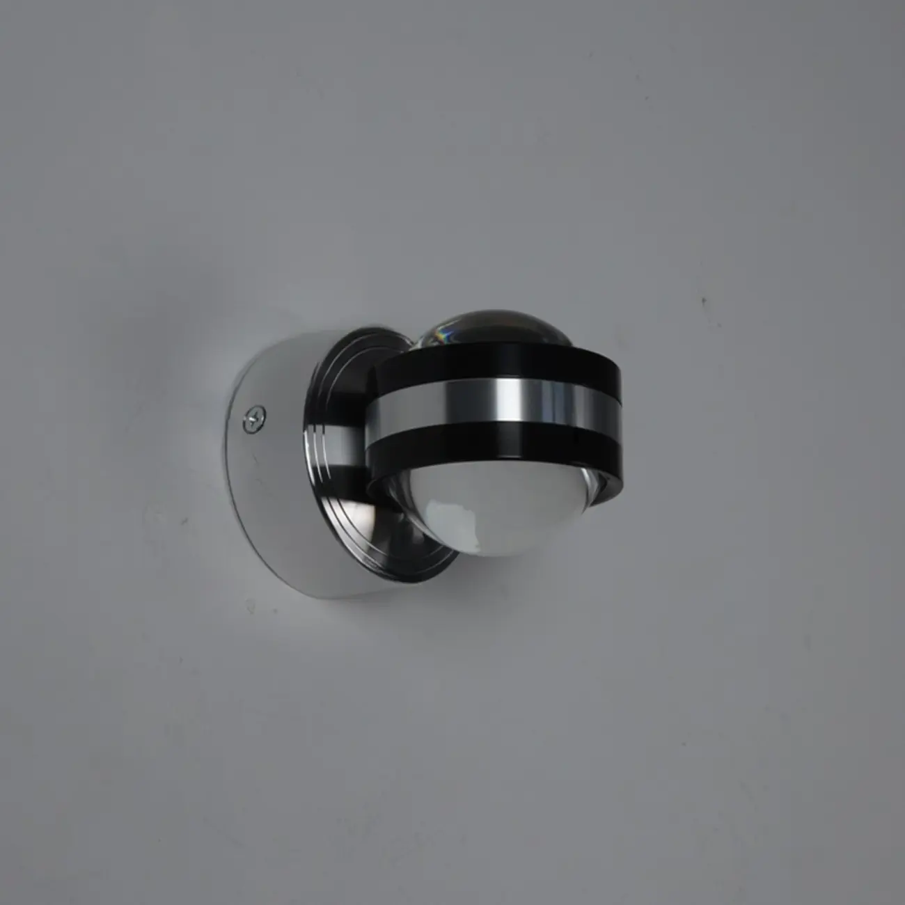 Triangular Modern Silver LED Wall Sconce for Indoor Decor | homeyfad