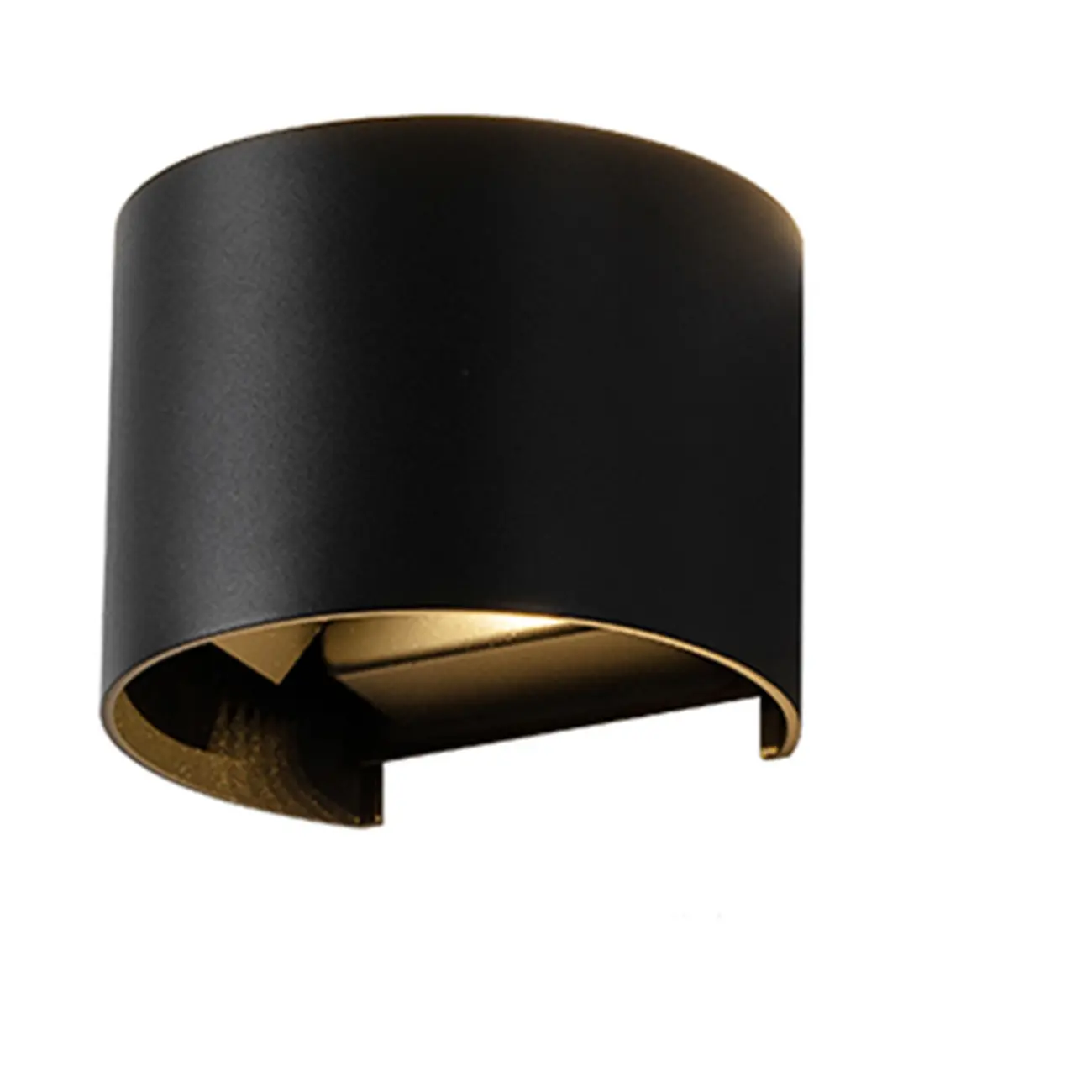 Modern Black Glass LED Wall Mount Sconce with Hardwired | homeyfad