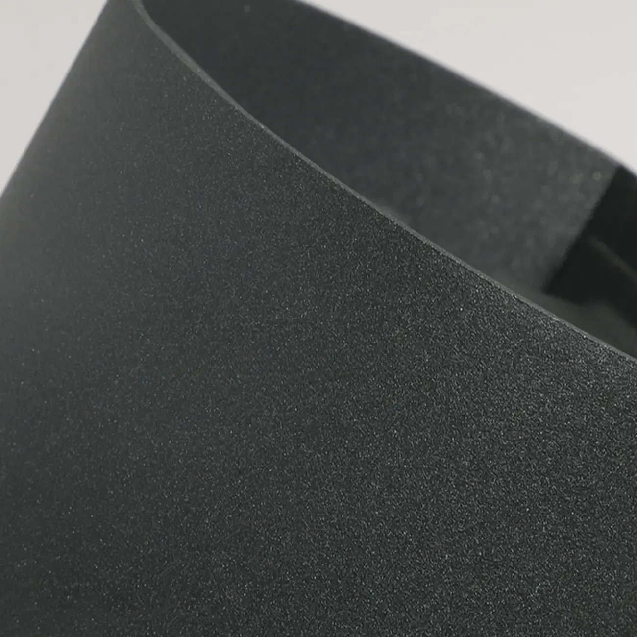 Modern Black Glass LED Wall Mount Sconce with Hardwired