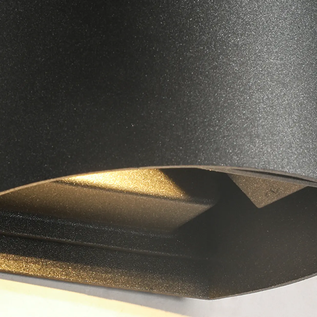 Modern Black Glass LED Wall Mount Sconce with Hardwired | homeyfad