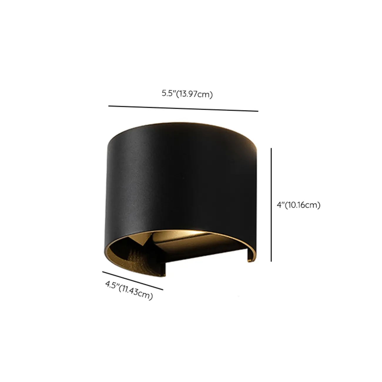 Modern Black Glass LED Wall Mount Sconce with Hardwired | homeyfad