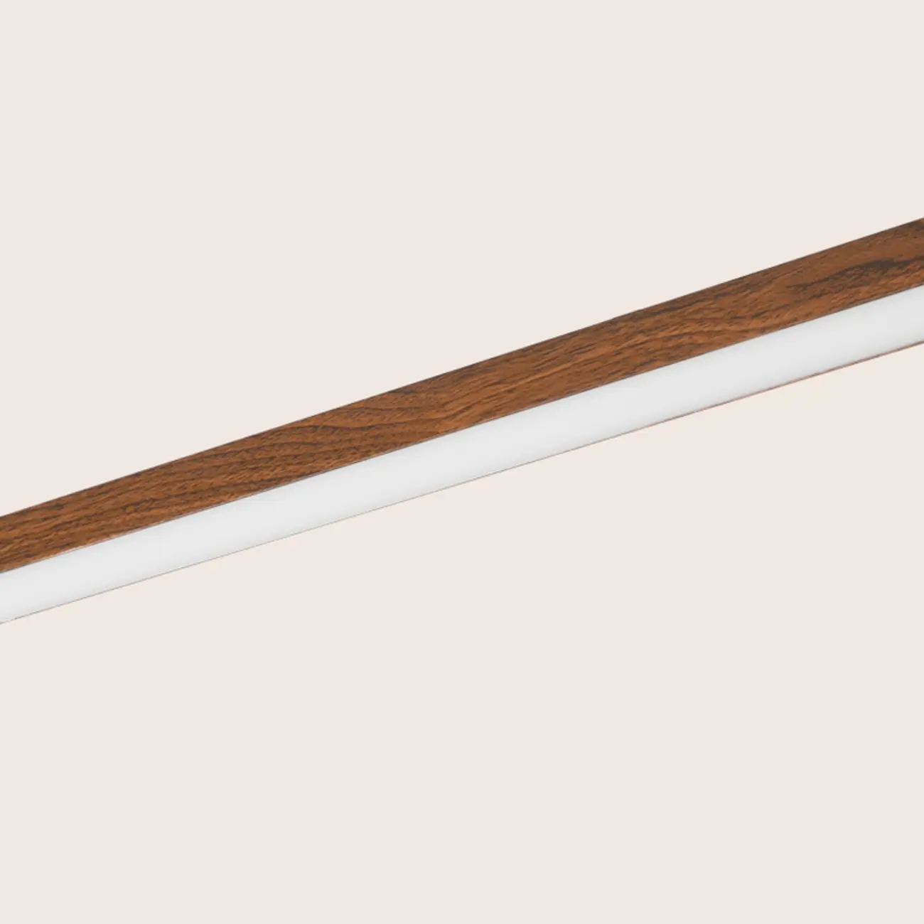 Modern Walnut LED Island Light for Kitchen High Ceilings | homeyfad