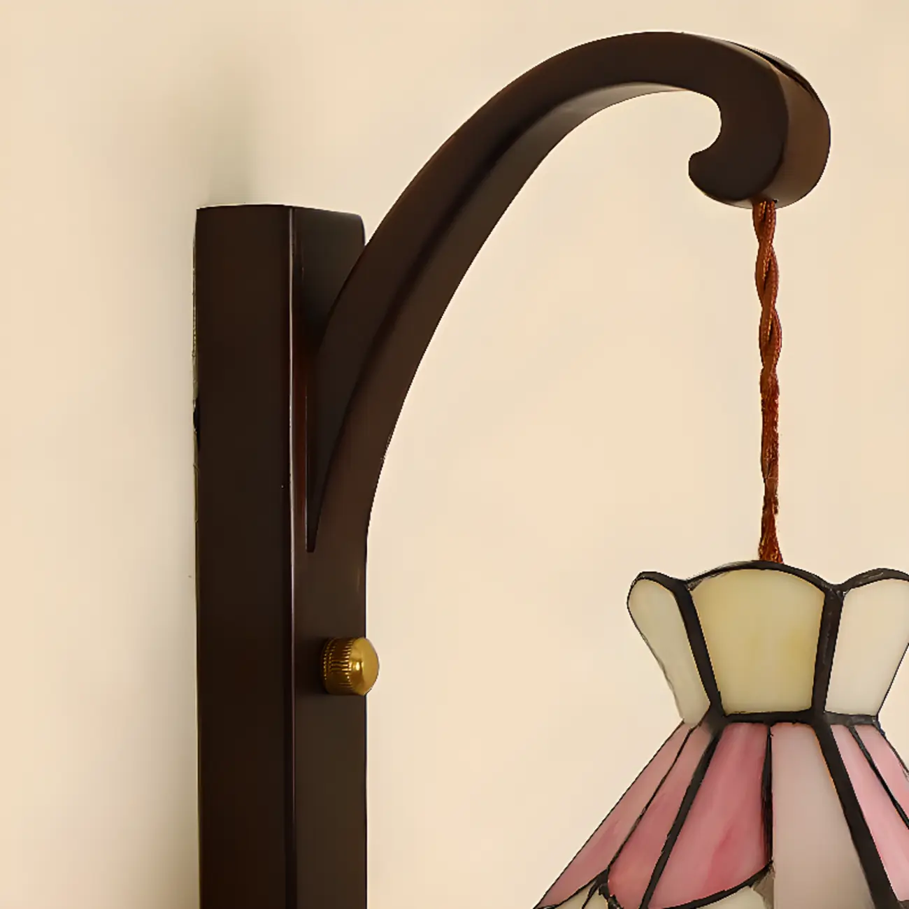 Vintage Geometric Glass LED Wall Sconce for Indoor Decor | homeyfad