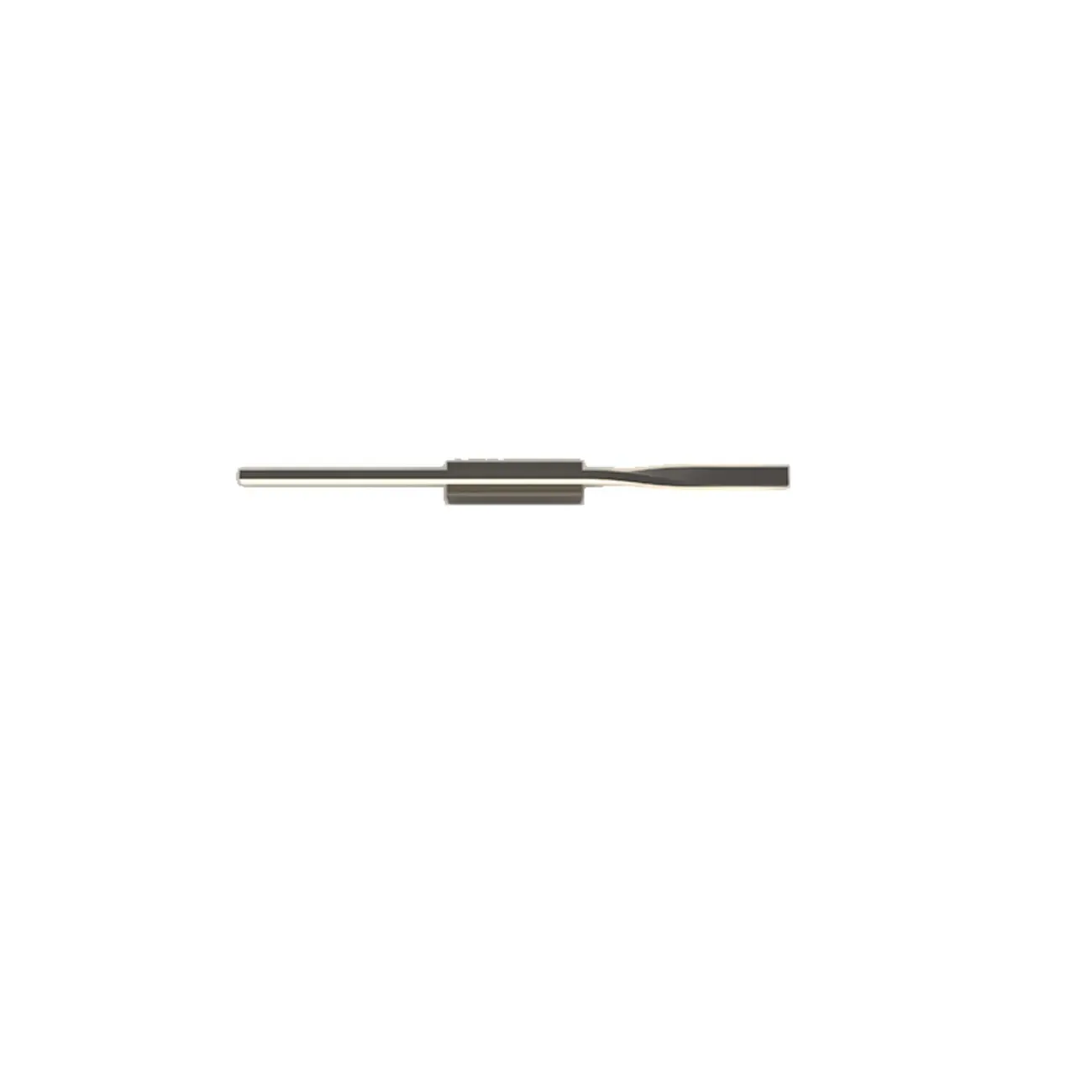 Modern Black Linear Up & Down Wall Sconce with Natural Light