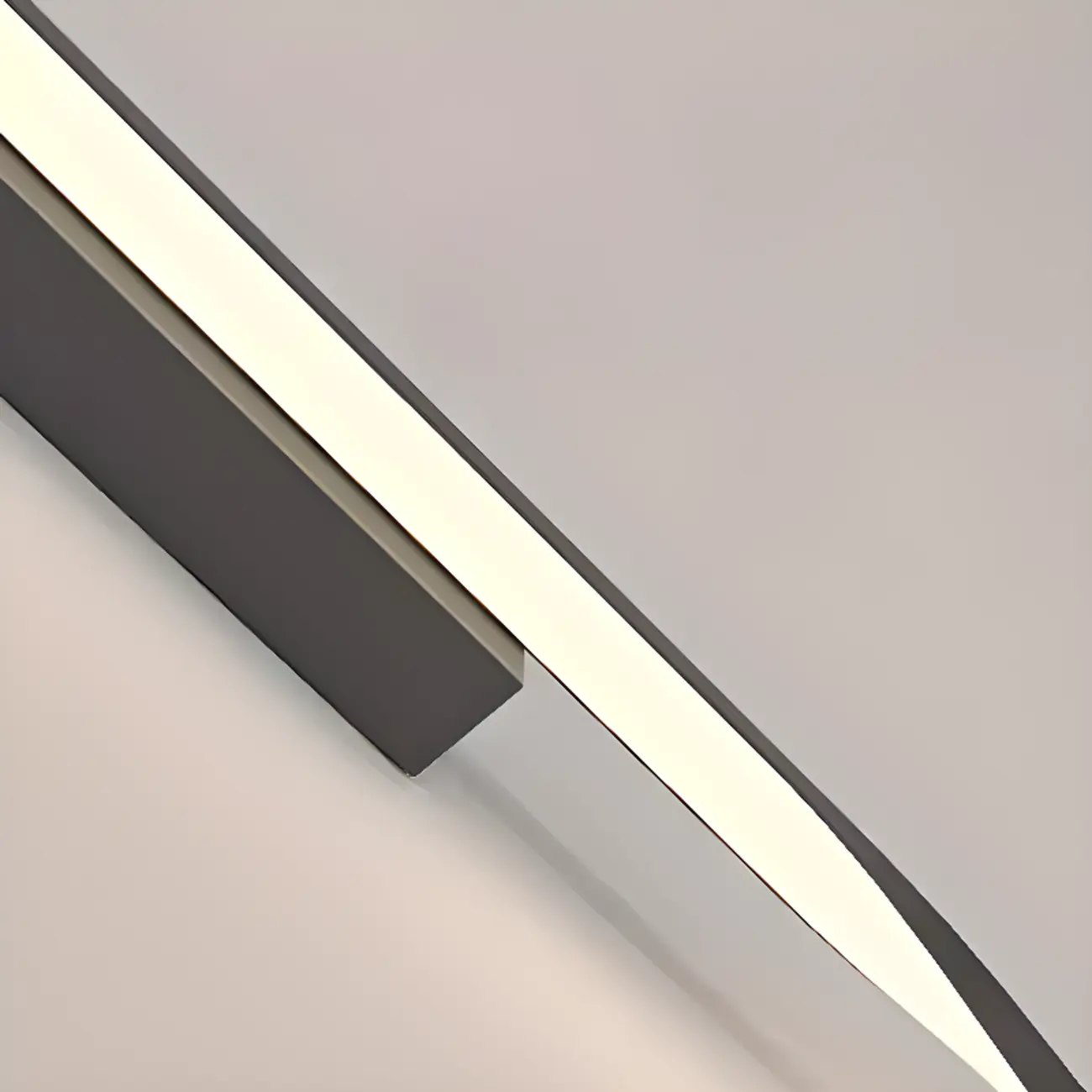 Modern Black Linear Up & Down Wall Sconce with Natural Light | homeyfad