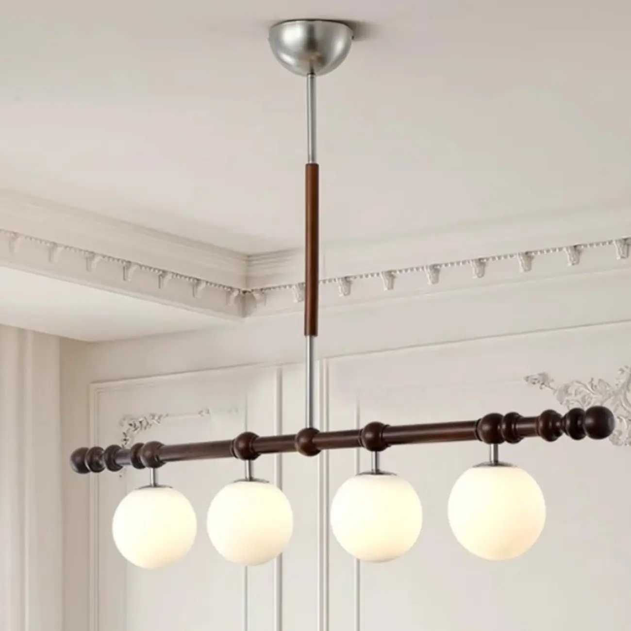 Modern Glass Globe Pendant Light for Kitchen Island | homeyfad