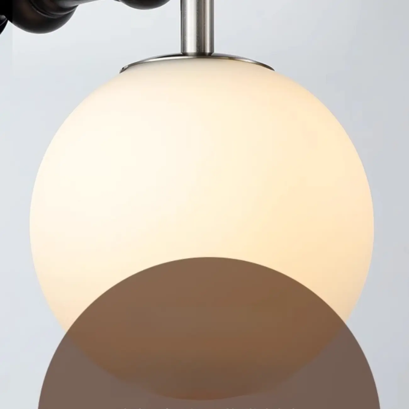 Modern Glass Globe Pendant Light for Kitchen Island | homeyfad