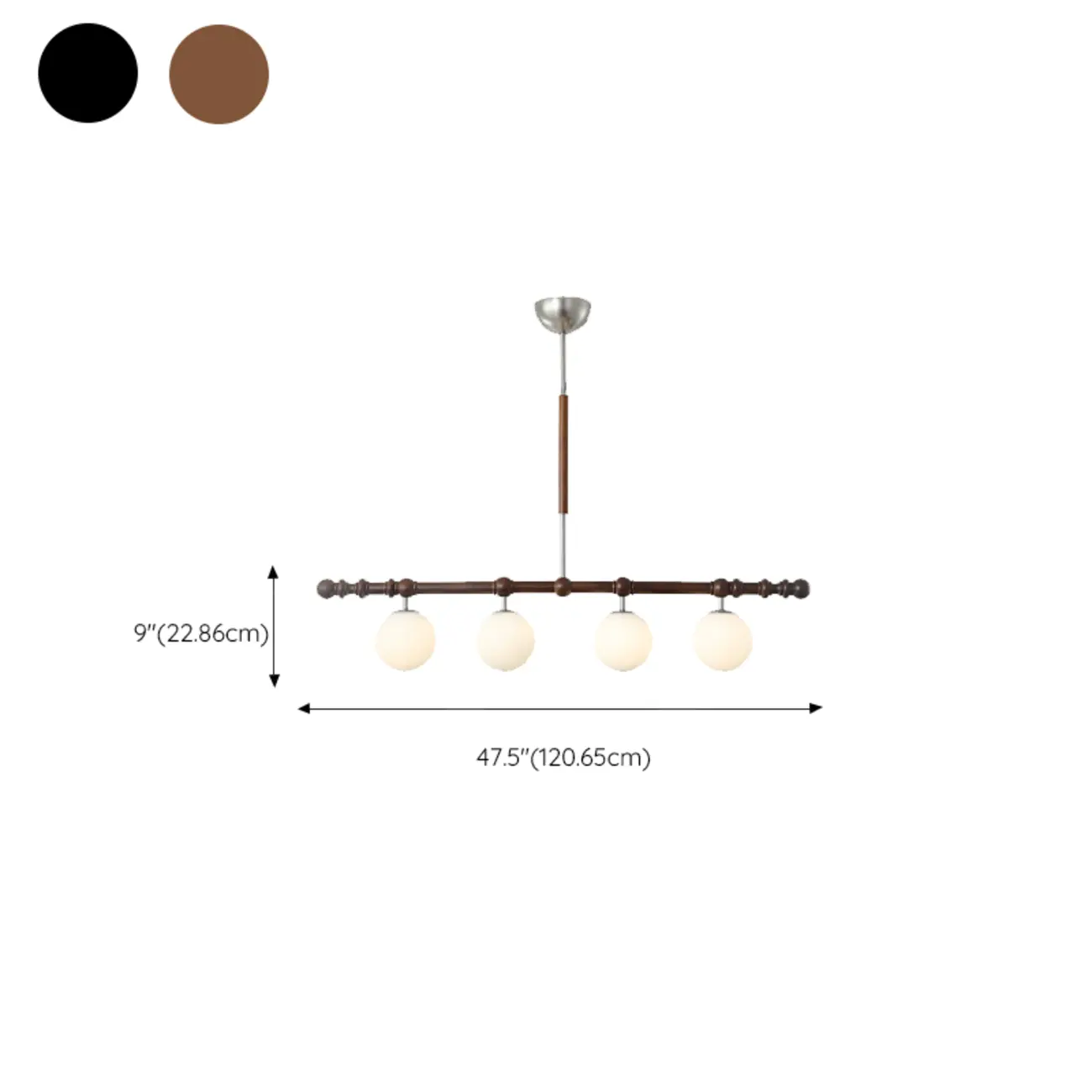 Modern Glass Globe Pendant Light for Kitchen Island | homeyfad