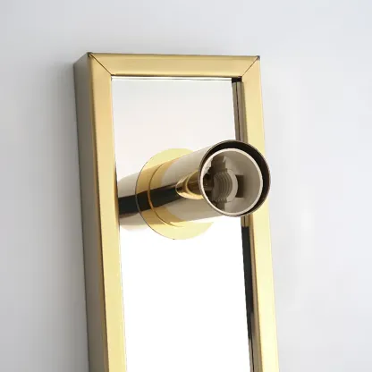 Gold Modern Steel Multi-Bulb Bathroom Light Fixture