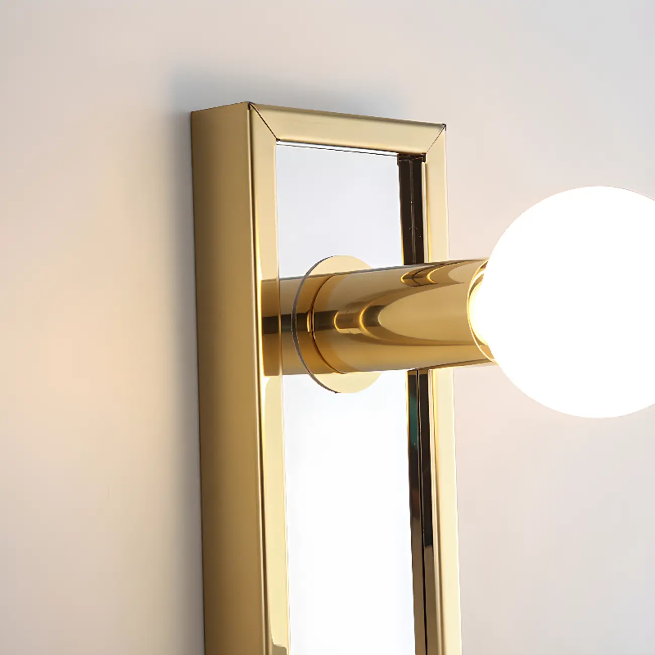 Gold Modern Steel Multi-Bulb Bathroom Light Fixture | homeyfad