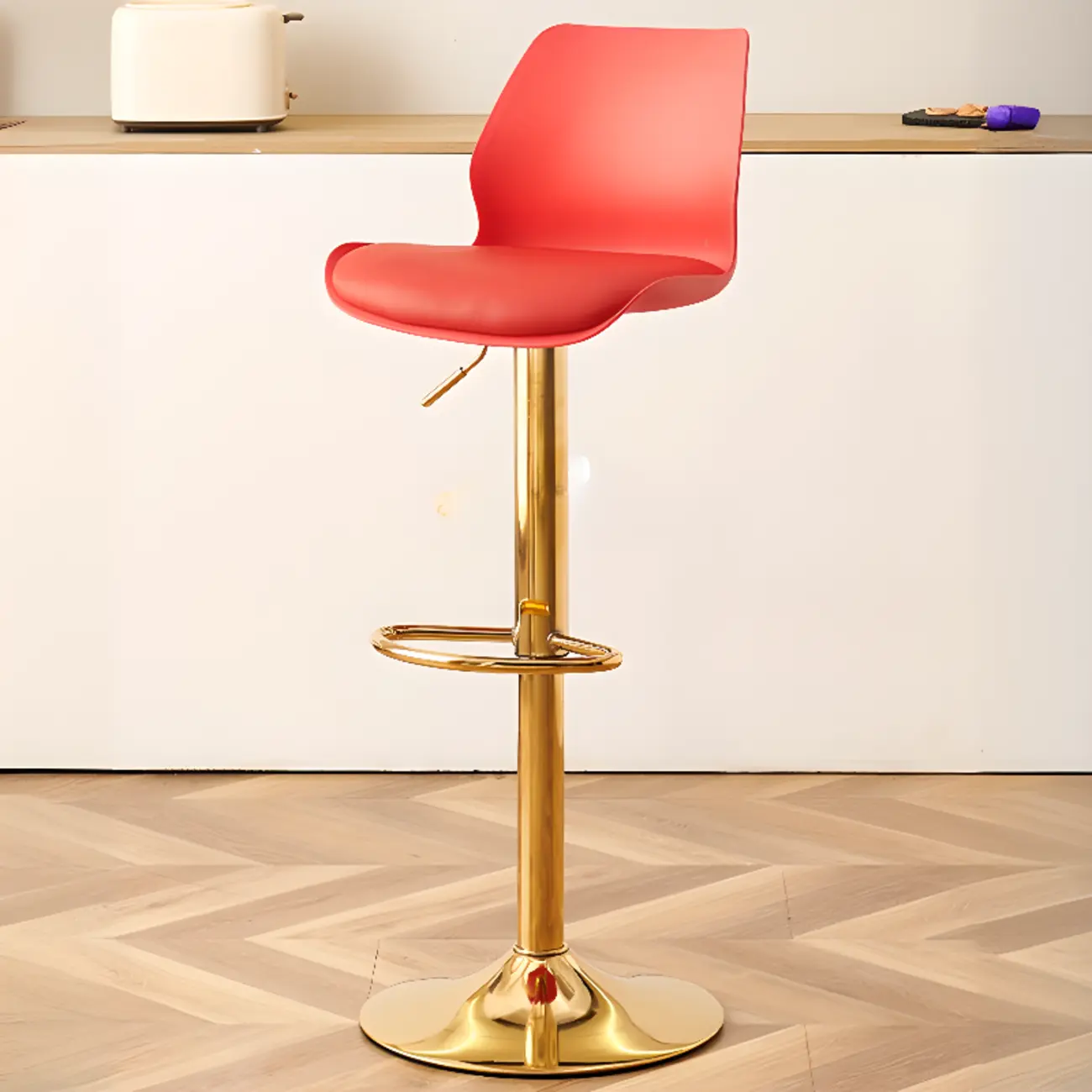 Saddle Leather Bar Stool