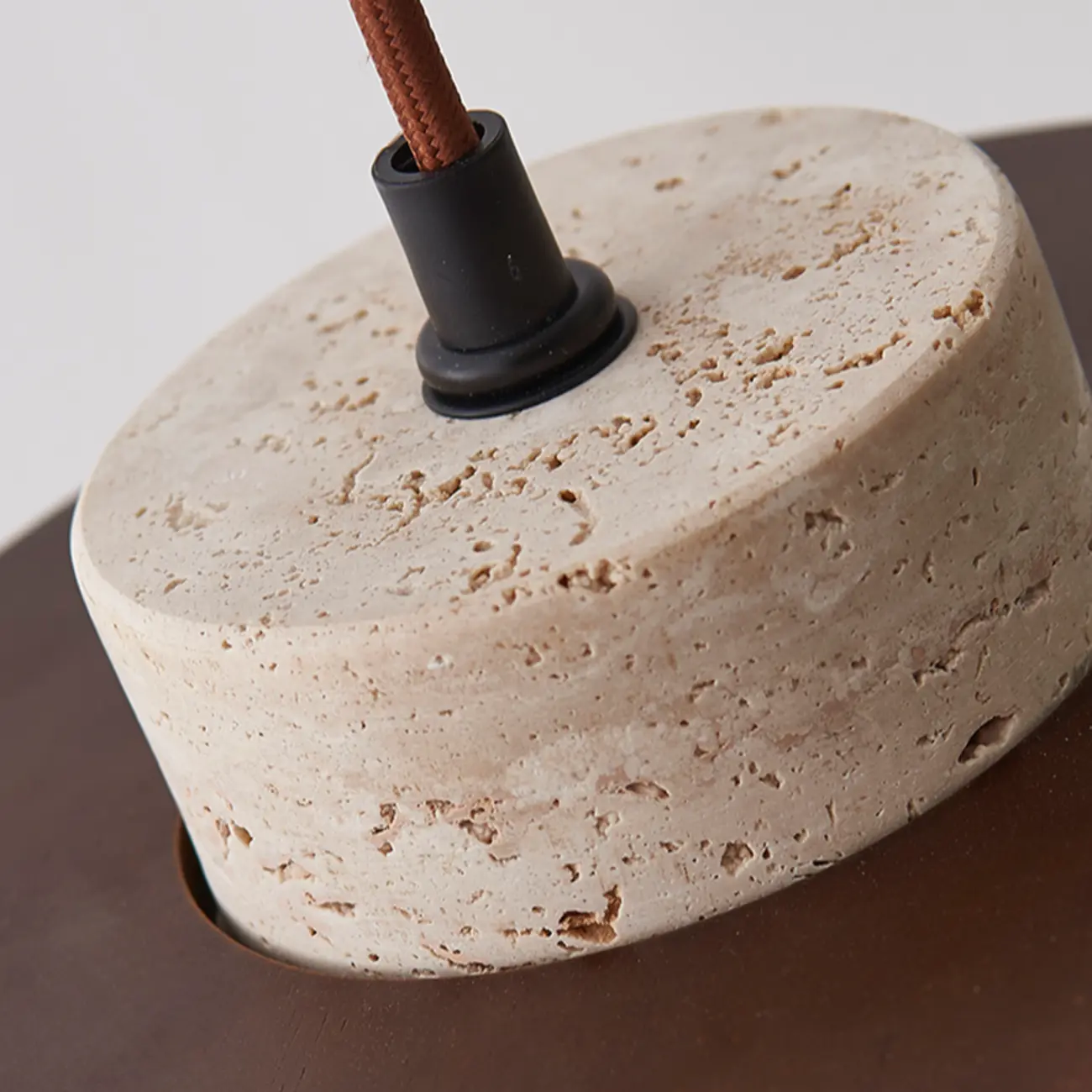 Modern Stone Geometric Pendant Light Fixture Image - 10 | homeyfad