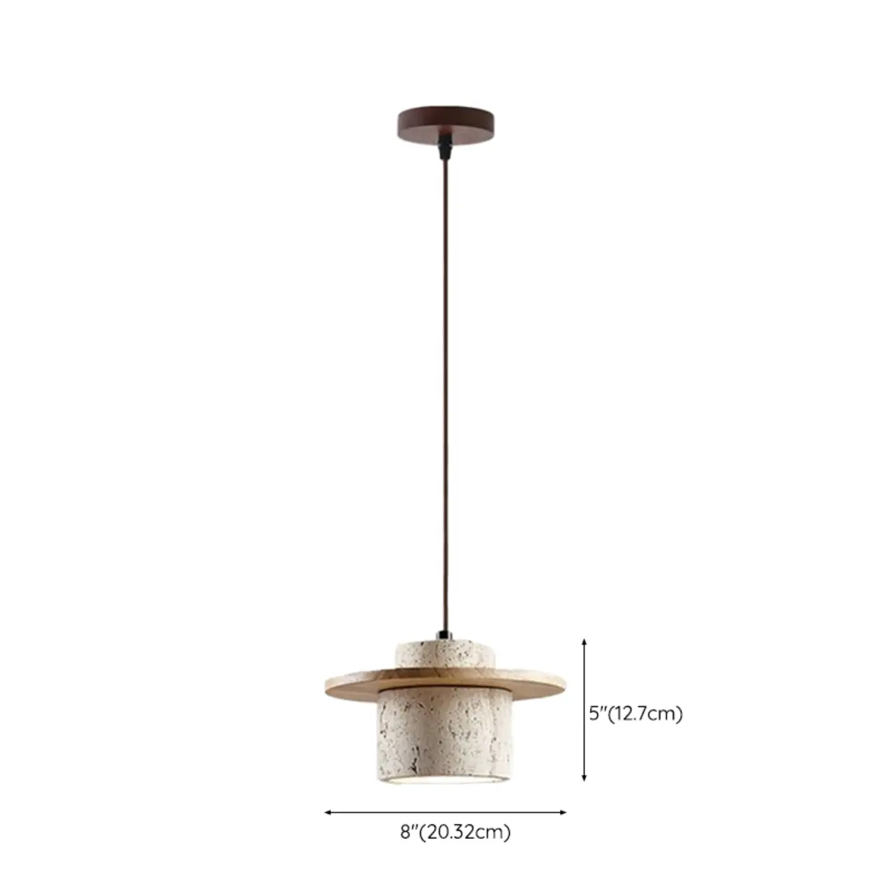 Modern Stone Geometric Pendant Light Fixture Image - 13 | homeyfad