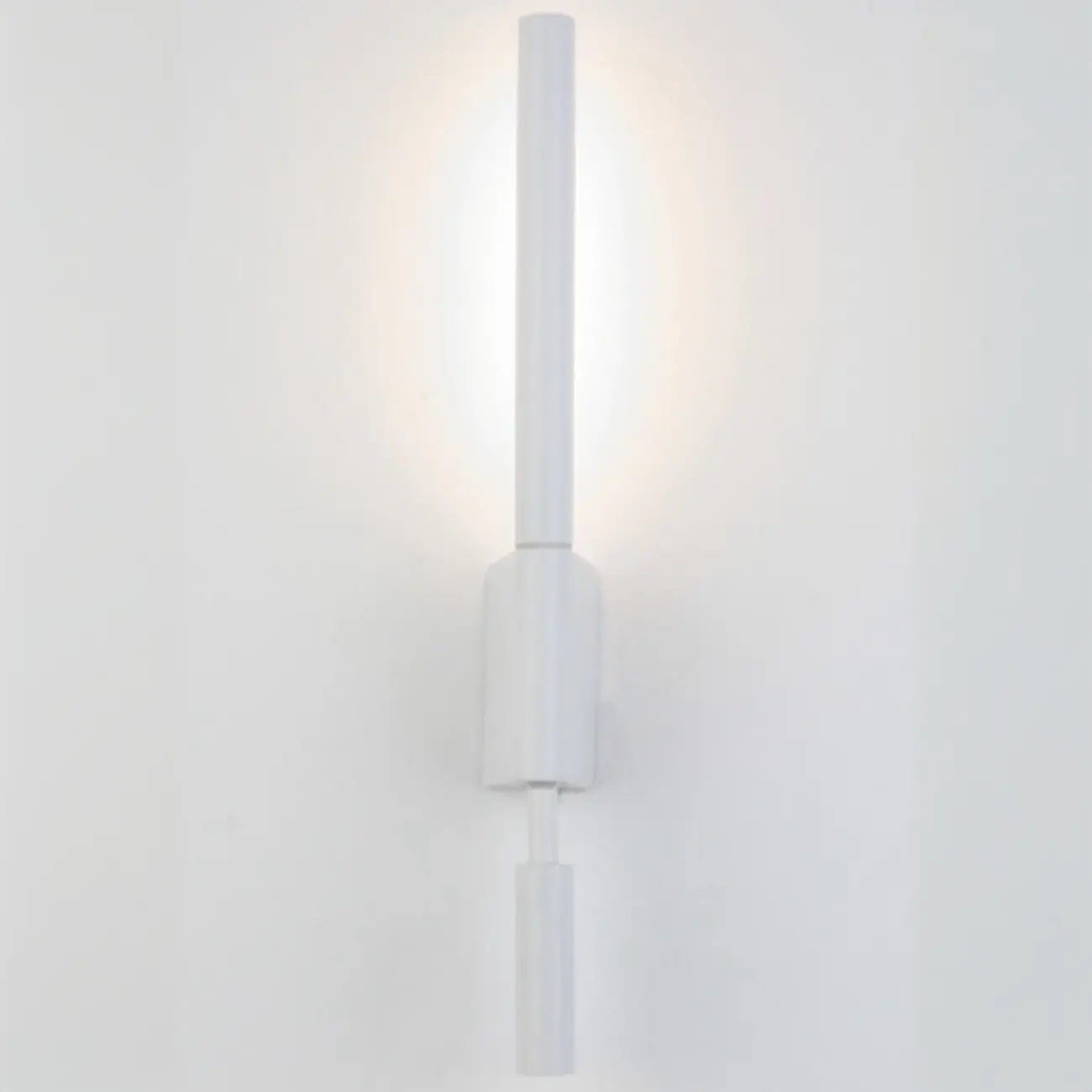 Mini Geometric White 2-Light Wall Sconce with LED for Indoor | homeyfad