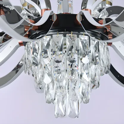 Luxury Crystal Chandelier with Modern Design for Dining Room Image - 4