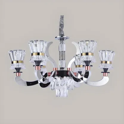Luxury Crystal Chandelier with Modern Design for Dining Room Image - 12