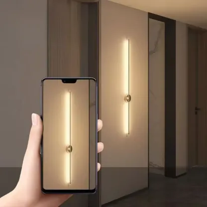 31.5"H Rechargeable Modern Linear LED Wall Sconce for Indoor