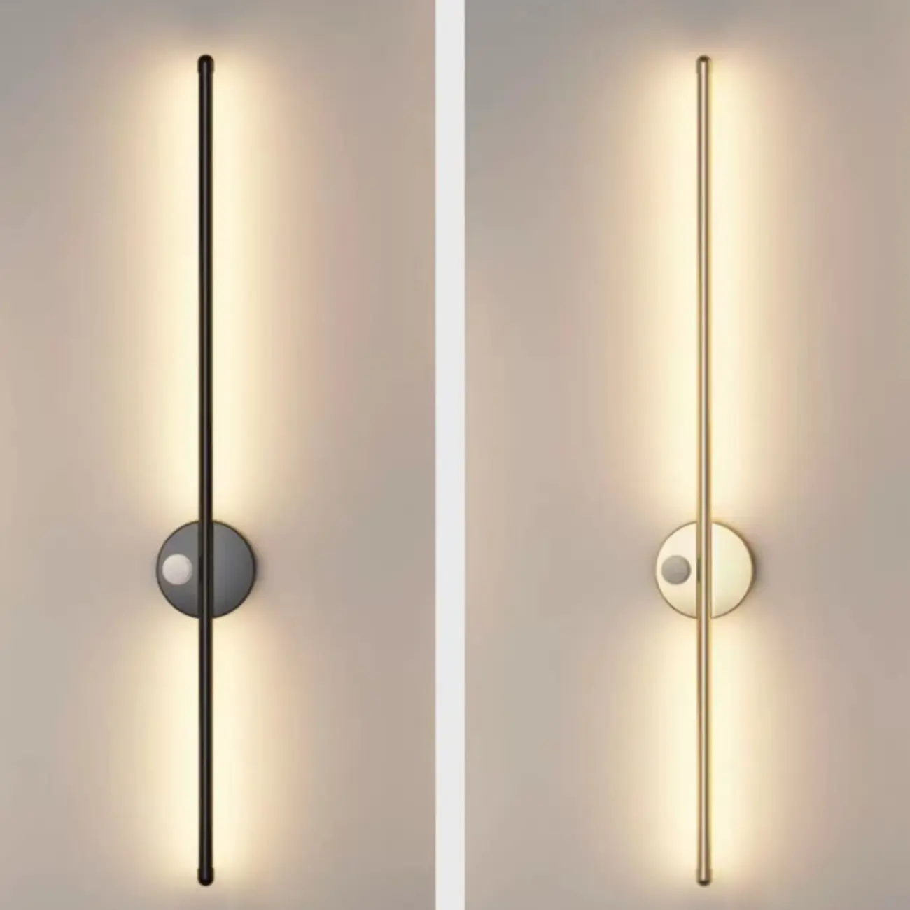 31.5"H Rechargeable Modern Linear LED Wall Sconce for Indoor | homeyfad