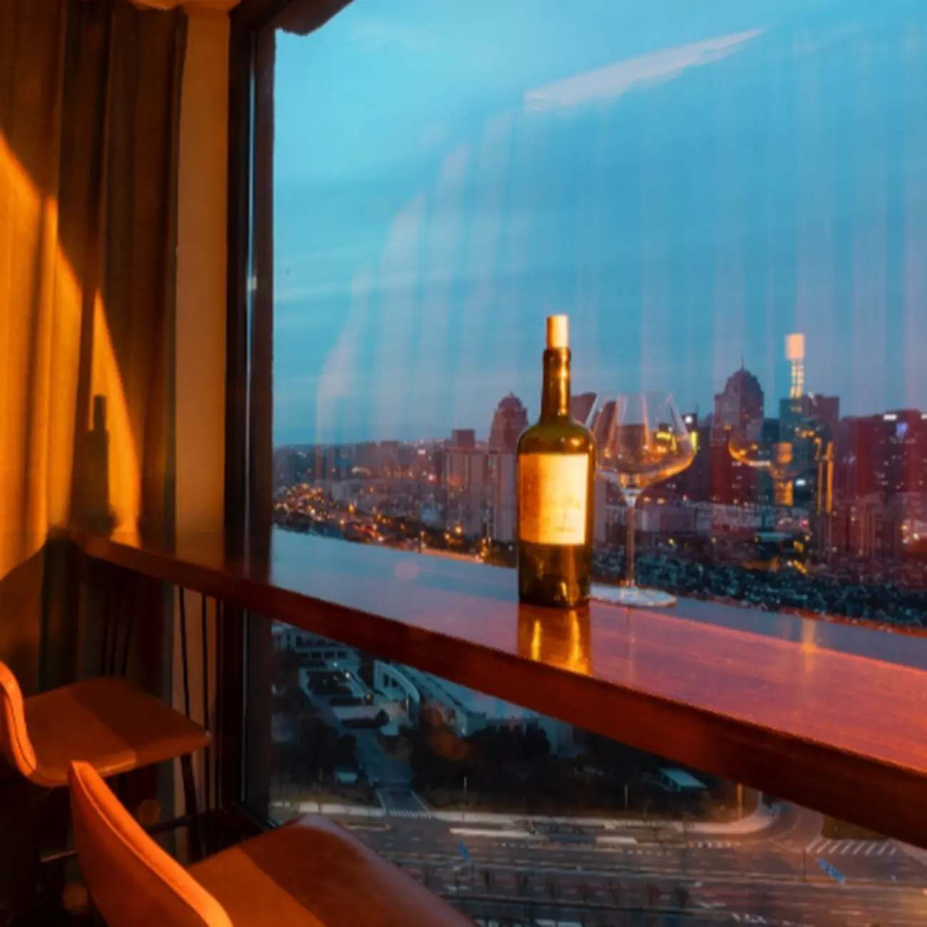 Modern Cocoa Four Legs Wooden Metal Bar Tables for Bistro Image - 5 | homeyfad