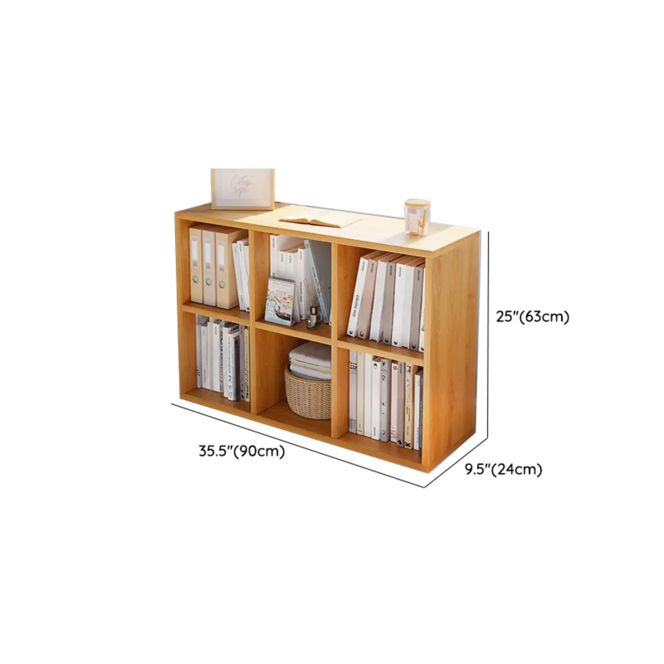 Casual White Wood Cube Horizontal Bookcase Image - 16 | homeyfad