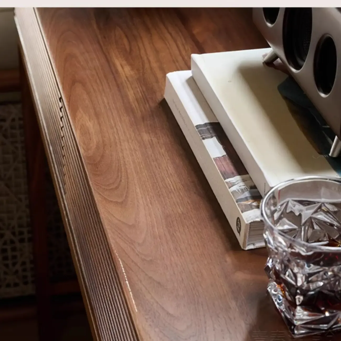 Entryway Wood Brown Console Table with Storage Image - 10