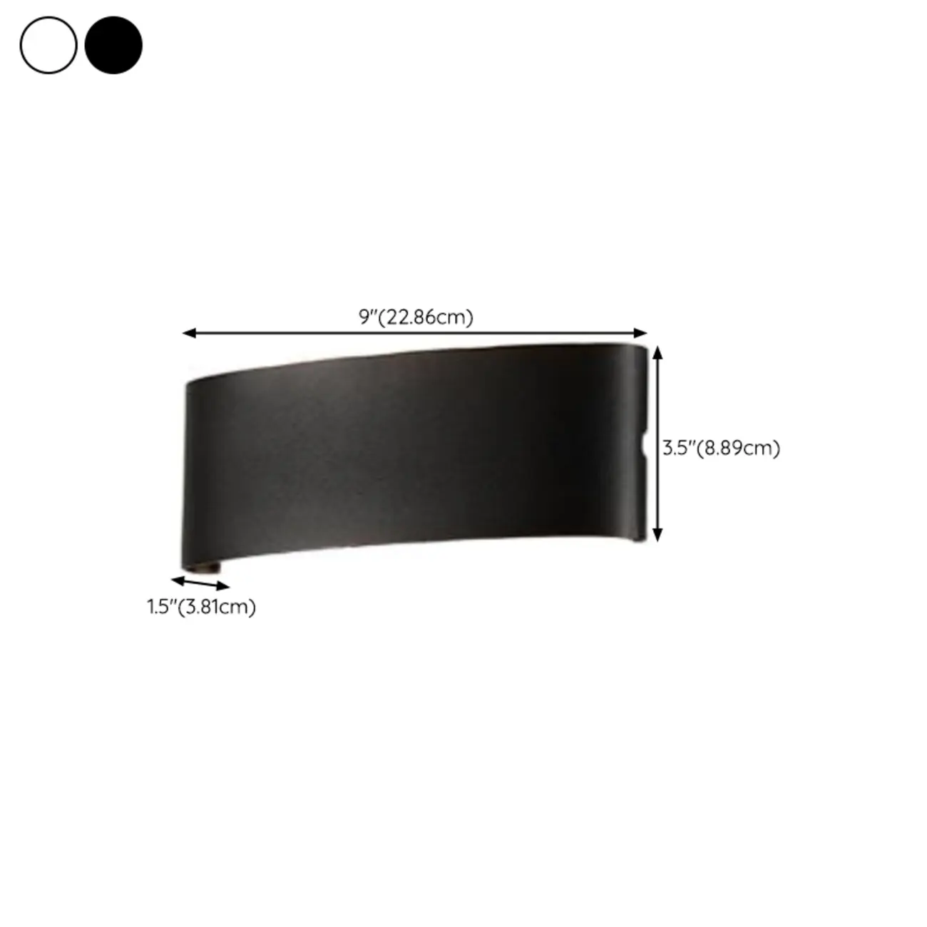 Outdoor Modern Geometric LED Wall Sconce with Dual Light | homeyfad