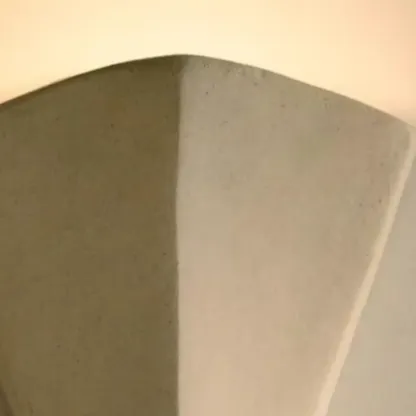 White Modern Geometric Metal Wall Sconce Lamp for Living Room  Image - 8