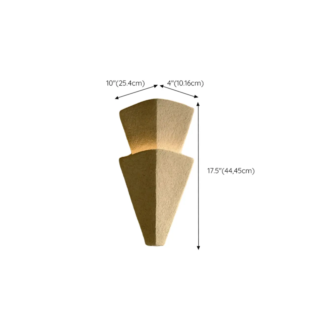 White Modern Geometric Metal Wall Sconce Lamp for Living Room  Image - 10 | homeyfad