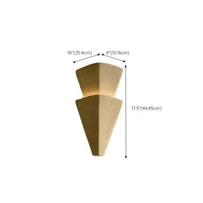 White Modern Geometric Metal Wall Sconce Lamp for Living Room  Image - 10