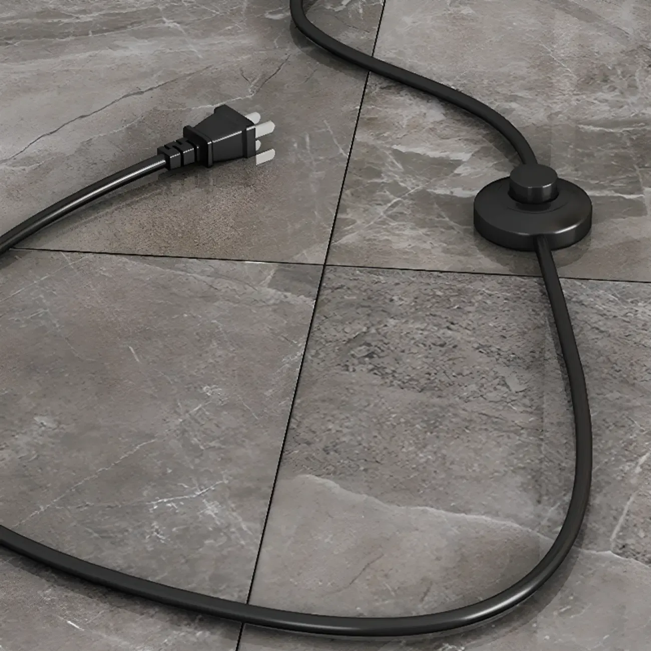 Geometric Ivory Arc LED Floor Lamp with Storage Shelf for Indoor