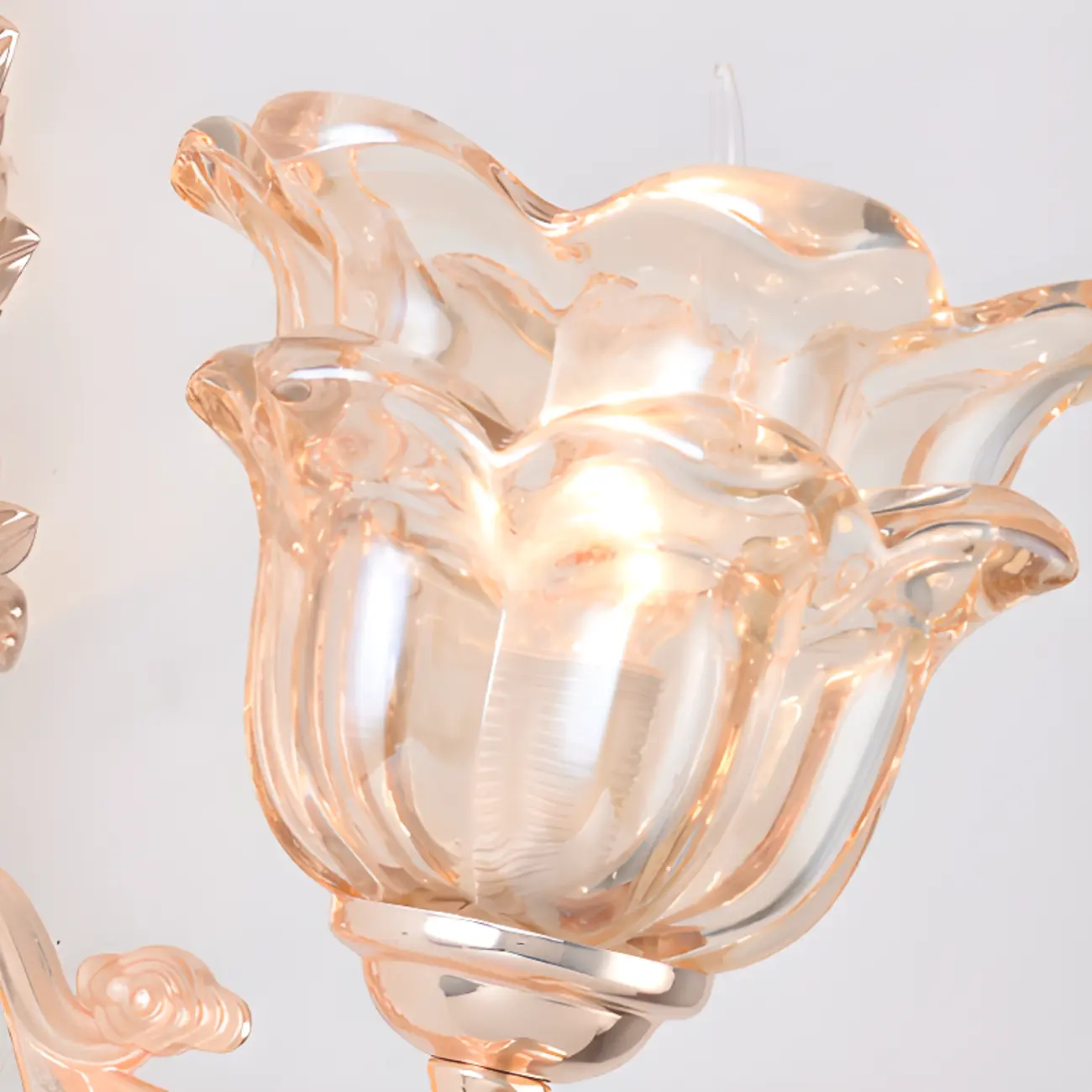 Mini Antique Gold Wall Sconce with Geometric Crystal Shade | homeyfad