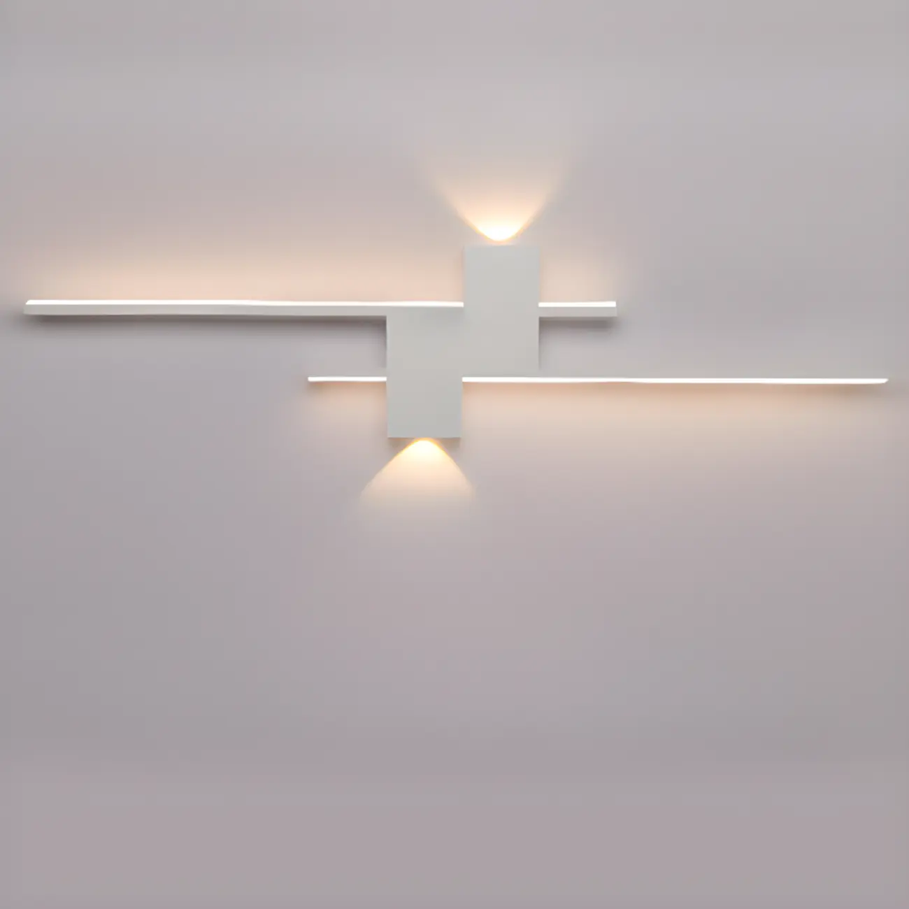 5-Light Modern Black Linear LED Wall Sconce for Bedroom | homeyfad