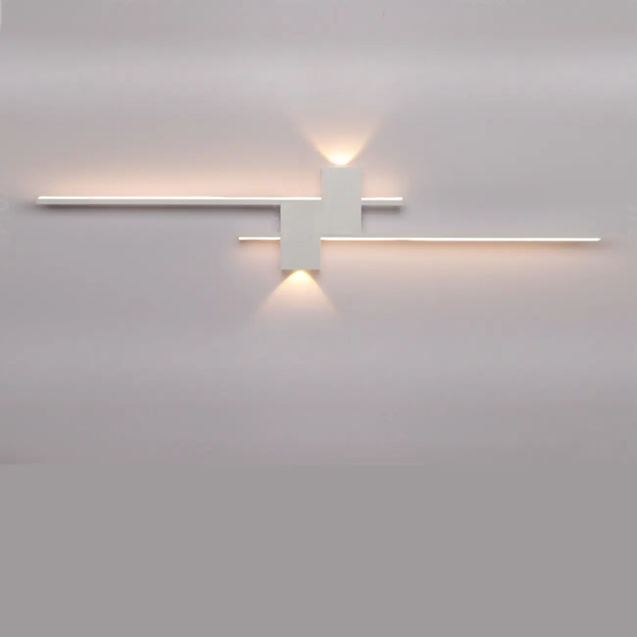 5-Light Modern Black Linear LED Wall Sconce for Bedroom | homeyfad